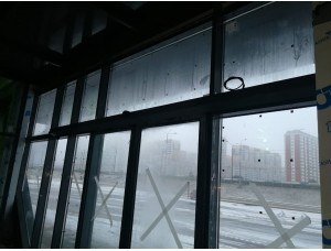 Продажа и Монтаж автоматической двери DORMAKABA Обьект Магазин Петрович .  д. Боброво 4 двери
